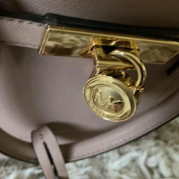 Michael Kors Hamilton Satchel in Pink - Picture 11 of 12